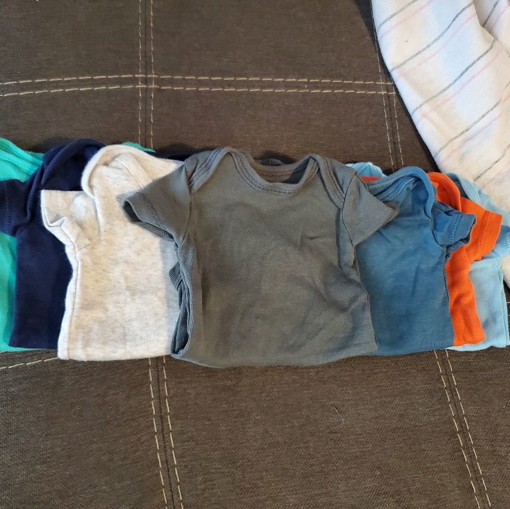Carters NB onesies
